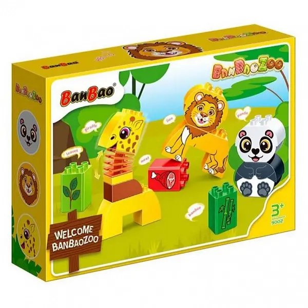 Конструктор BanBao BanBaoZoo Сафари, 11 элементов (9002) - фото 2