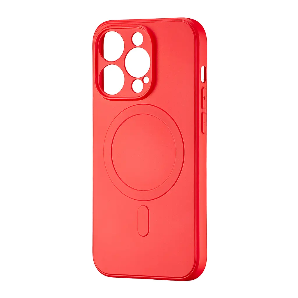 Чохол TPU with MagSafe Protected Camera iPhone 14 Pro Red