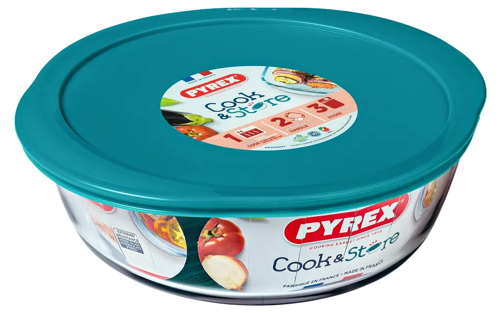 Форма з кришкою Pyrex Cook&Store, 20х18х7 см (1л) (7196657) - фото 3