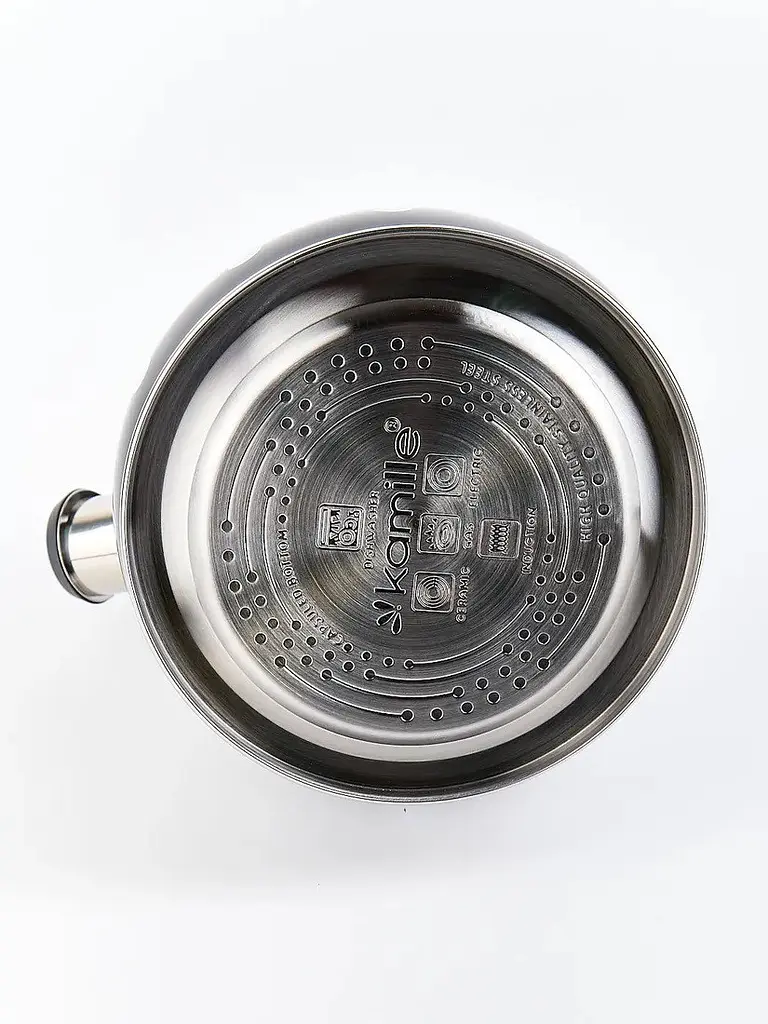 Чайник із свистком Kamille KM-1070BL 2 л Black - фото 9