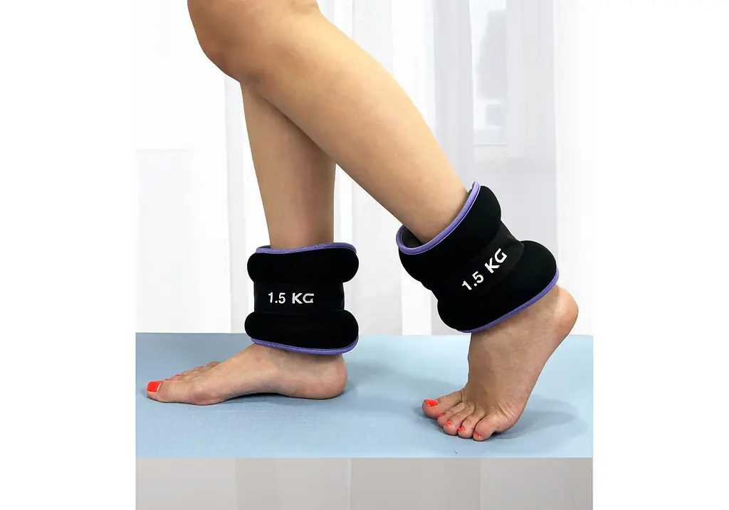 Обтяжувачі EasyFit Comfort 1,5 кг для ніг та рук з металом (пара) (EF-1015-V) - фото 7