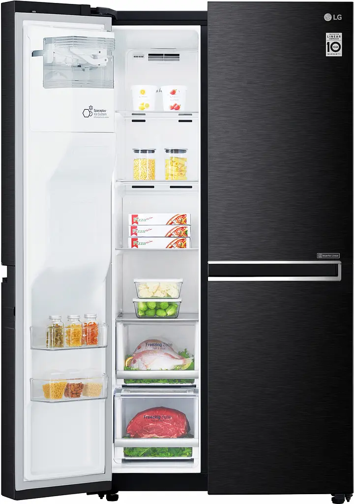 Холодильник SBS LG GC-L247CBDC чорний матовий (GC-L247CBDC) - фото 4