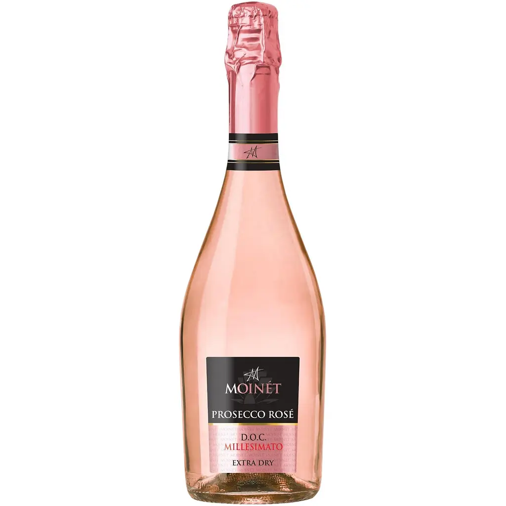 Вино ігристе Moinet Prosecco Rose DOC рожеве екстра сухе 0.75 л х 6 шт. - фото 2