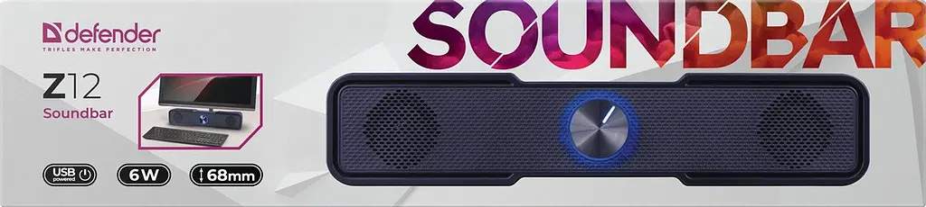 Акустика Defender SoundBar Z12 6 Вт (65312) (7153547) - фото 6