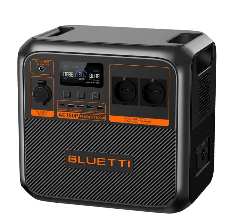 Зарядна станція Bluetti AC180P, 1440Wh, 1800W, LiFePO4 - фото 3