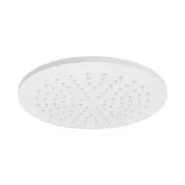 Верхній душ Paffoni Syncro Quadro Ø225xh8 мм з утримувачем 400 мм white matt ZSOF074BO + ZSOF034BO, Білий матовий - фото 3