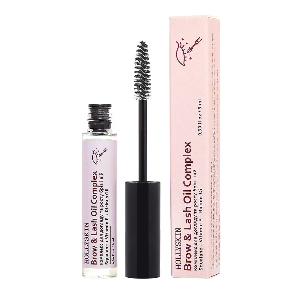 Комплекс для догляду та росту брів і вій Hollyskin Brow & Lash Oil Complex, 9 мл