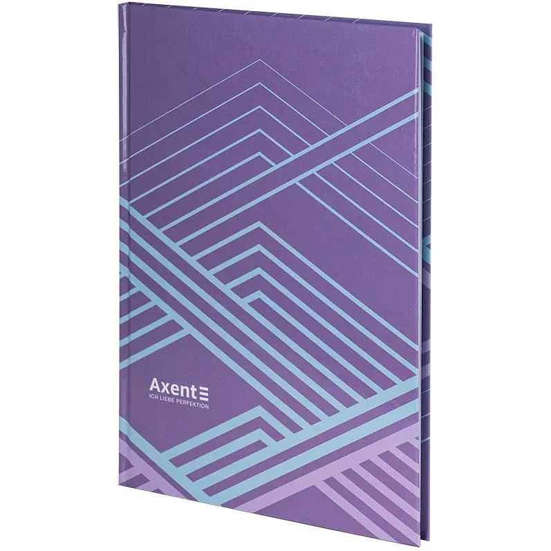 Книга записная A4 Axent Lines 96 листов клетка сиреневая (8422-583-A) - фото 2