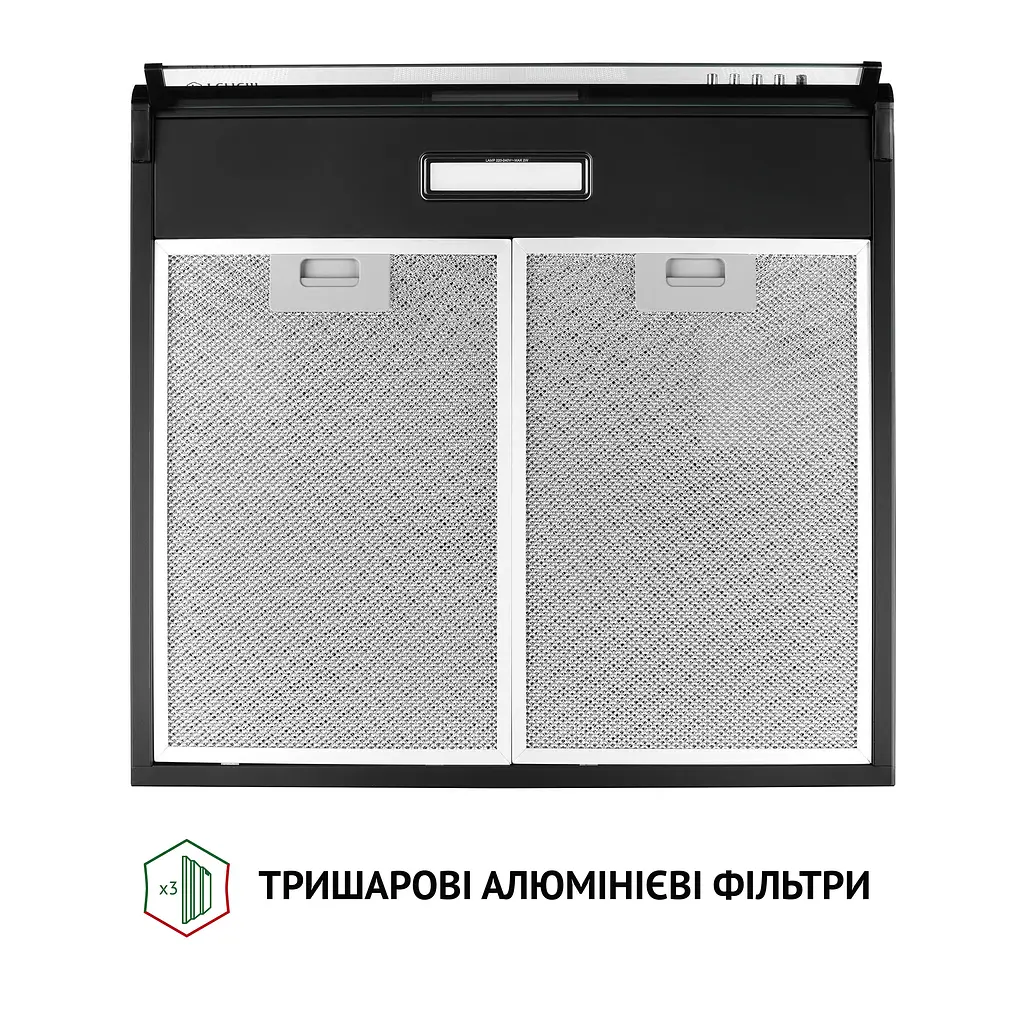 Витяжка плоска PERFELLI PL 5144 BL LED - фото 7