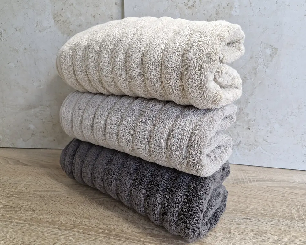 Набір турецьких махрових рушників Cestepe MicroCotton Premium 3 штуки 70x140 Ezgi 1 щільність 600 г/м2 - фото 4