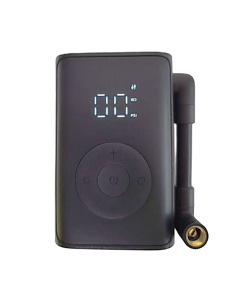 Портативный компрессор Mijia Compact Portable Electric Air Compressor MJBXCQBQW, 10.3 bar, 150 psi, 2000 mAh, LED, манометр - фото 2