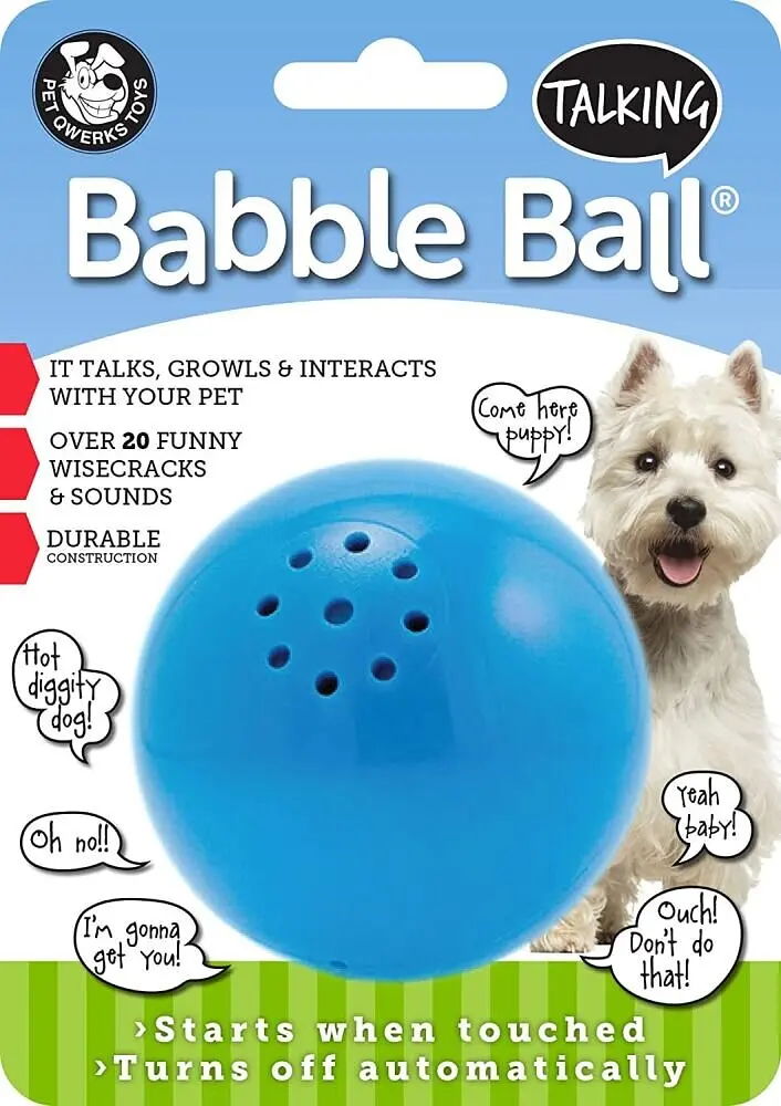 Інтерактивна іграшка-м'яч для собак Pet Qwerks Talking Babble Ball - фото 7