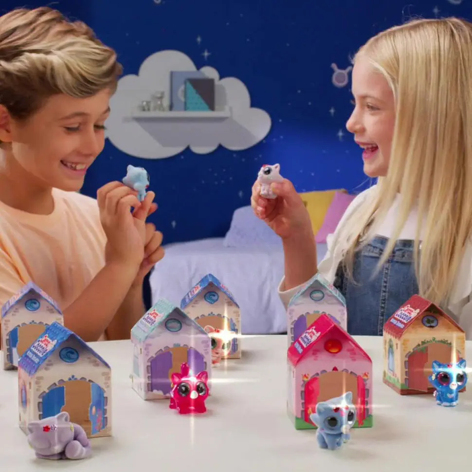 Коллекционная фигурка-сюрприз Sbabam You You Котята Созвездие зодиака 66/CN22 с бумажным домиком - фото 7