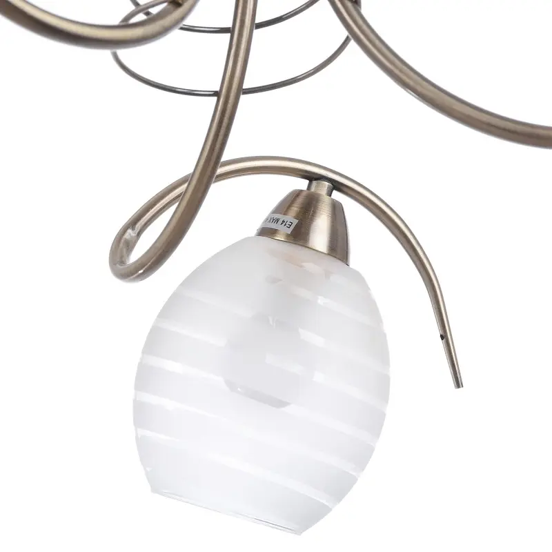 Люстра потолочная Brille E14 40W BZ (LK-529C/3) - фото 4