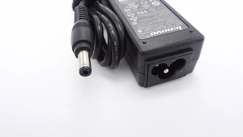 Блок живлення для ноутбука Lenovo 20V, 2A, 40W, 5.5x2.5мм, 3 hole, прямий роз'єм, black (без кабеля!) - фото 2