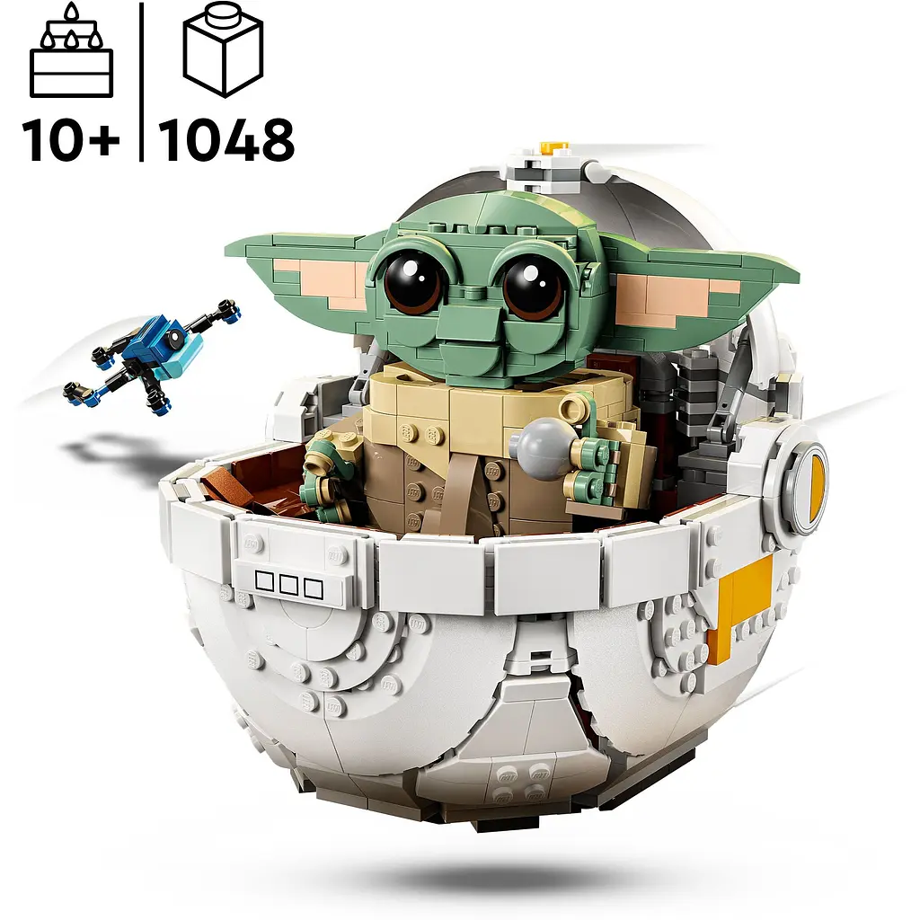 Конструктор LEGO Star Wars Ґроґу в повітряній колисці 1048 деталей (75403) - фото 3