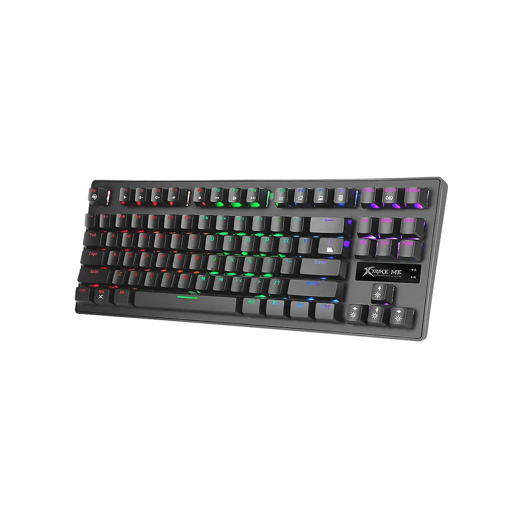 Клавіатура Xtrike ME GK-979 5 colors-LED Mechanical Red Switch USB Black (GK-979) - фото 3