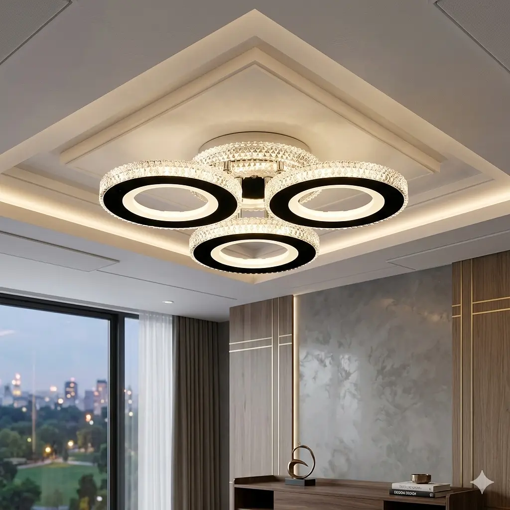 Світлодіодна люстра LT8008/3 LED (CH) - фото 2
