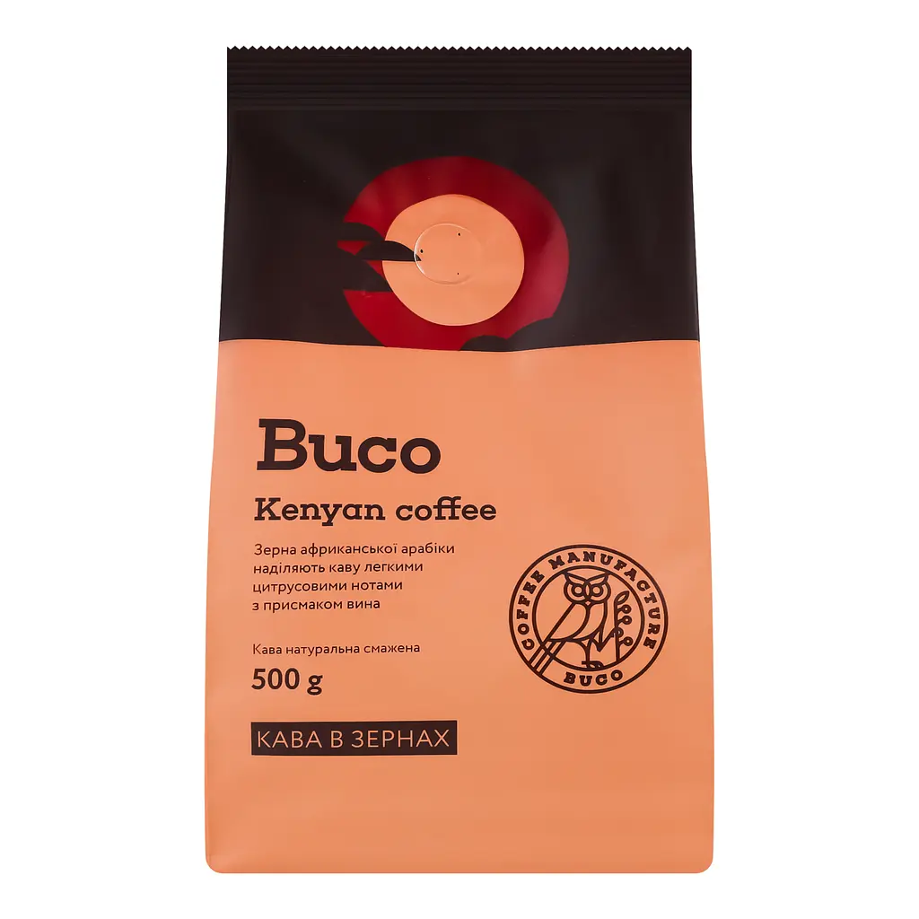 Кофе в зернах Buco Kenyan coffee 500 г (901957) - фото 3