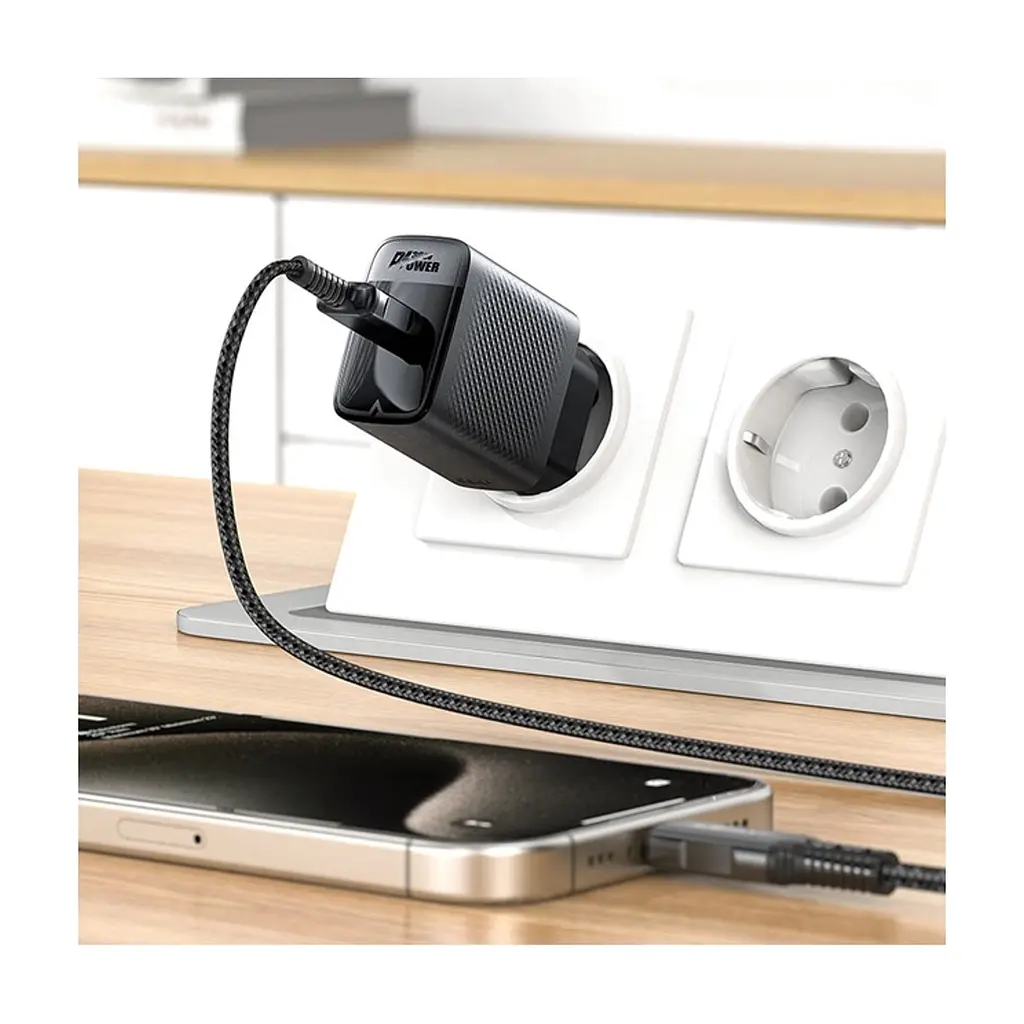 Зарядний пристрій Acefast A102 USB-C PD30W GaN Black (6974316283287) - фото 6