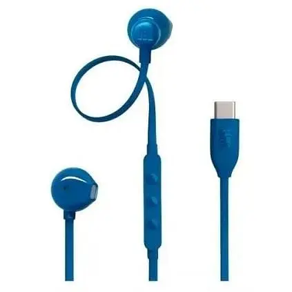 Навушники провідні JBL T310C USB-C (JBLT310CBLU) з мікрофоном сині JBLT310CBLU - фото 6