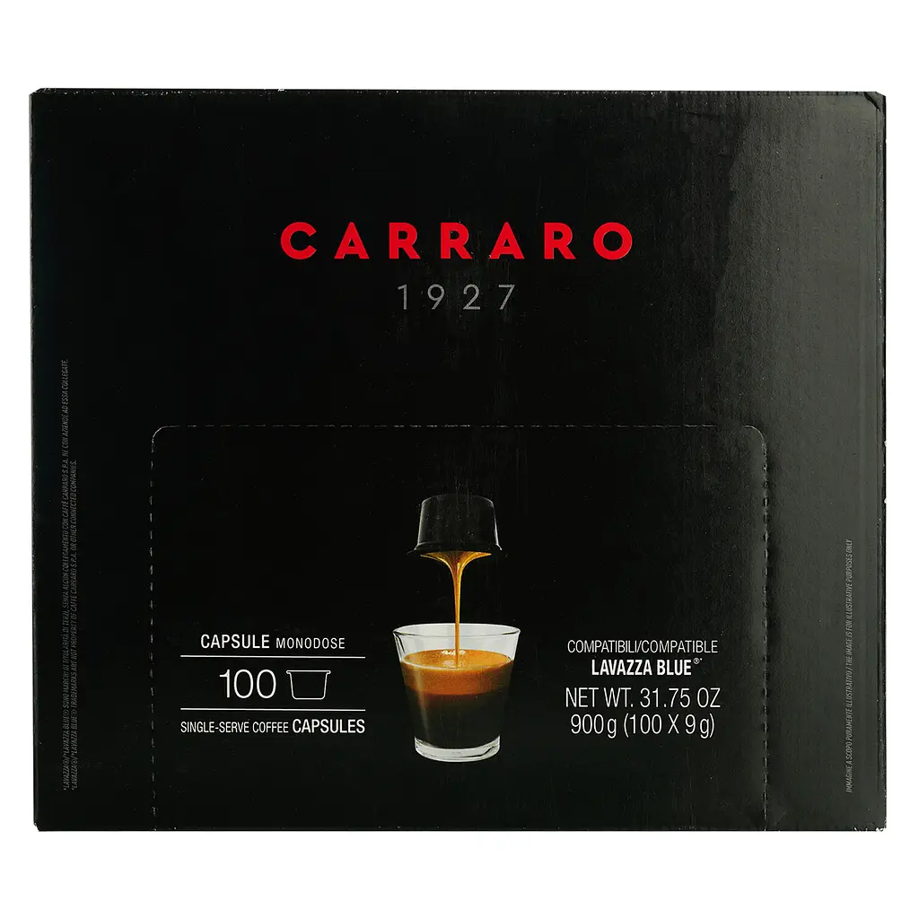Уцінка. Кава в капсулах Carraro Lavazza Blue Crema Espresso, 100 капсул - фото 2