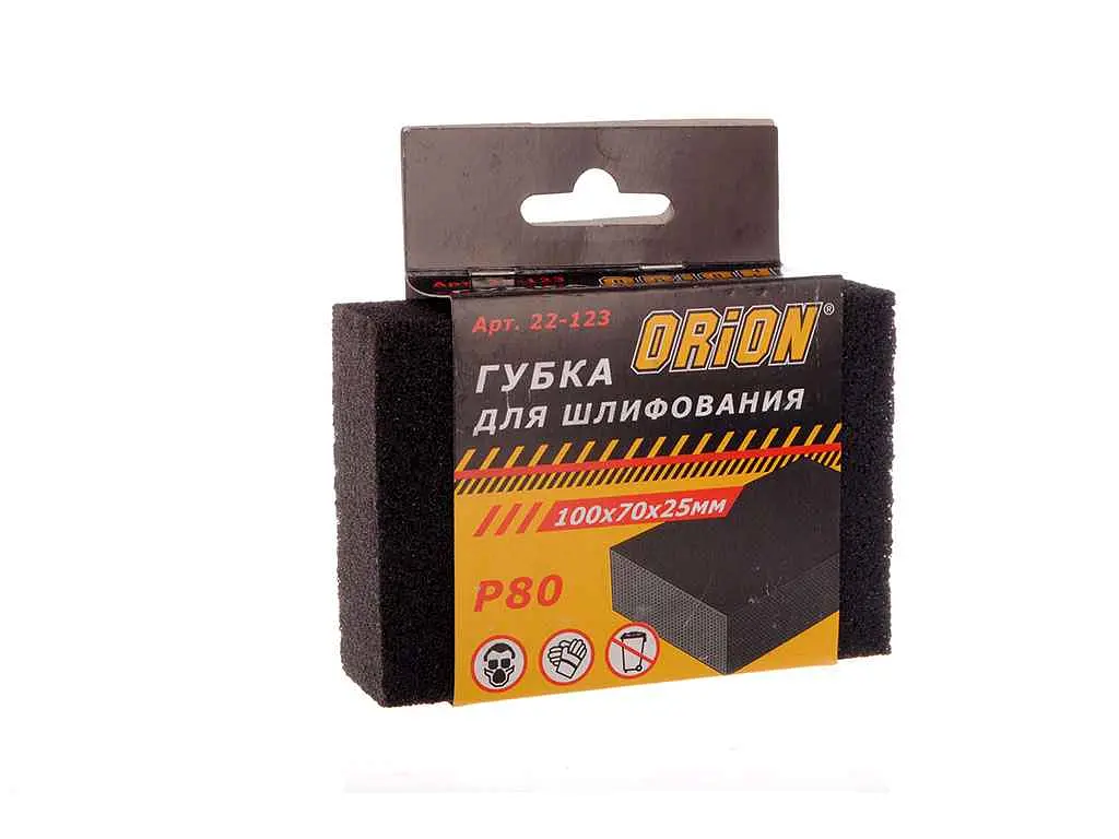 Губка для шліфування ORION Р 80