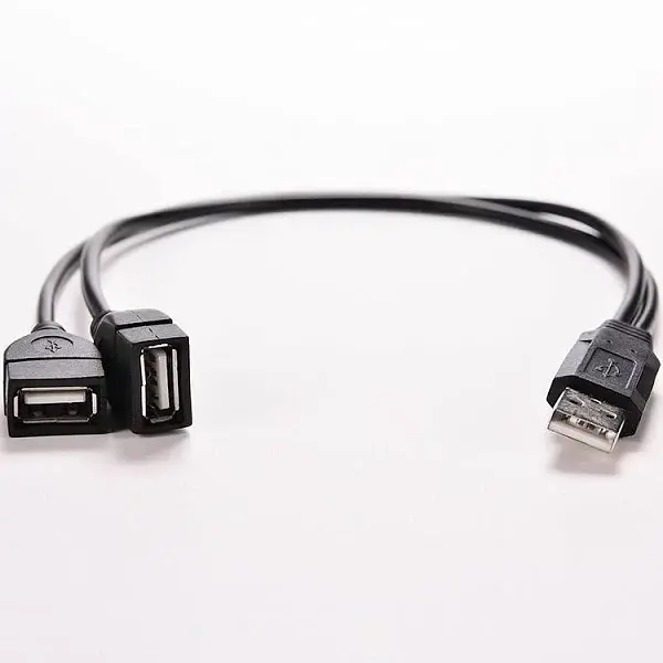 Разветвитель из одного штекера USB 2.0 на 2 гнезда - фото 2