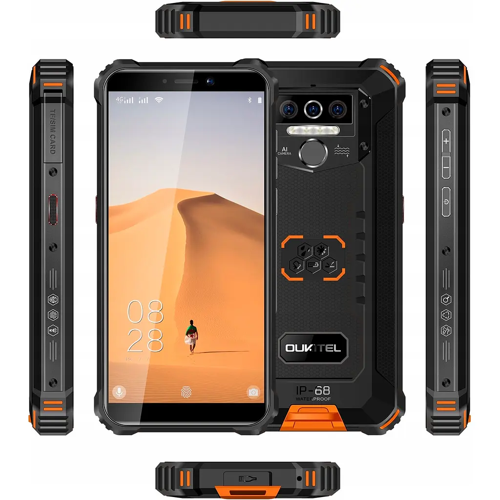 Смартфон Oukitel WP5 Pro 4/64Gb Black/Orange [71996] - фото 5