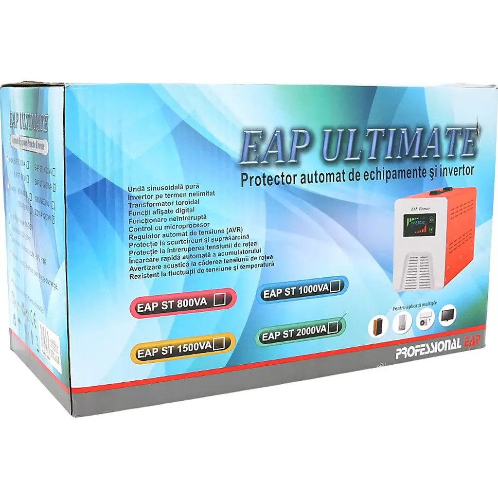 Джерело безперебійного живлення (ДБЖ) Westech EAP ULTIMATE-2000VA/1400W 24V (WS-EAP-2000 ULTIMATE) [167860] - фото 4