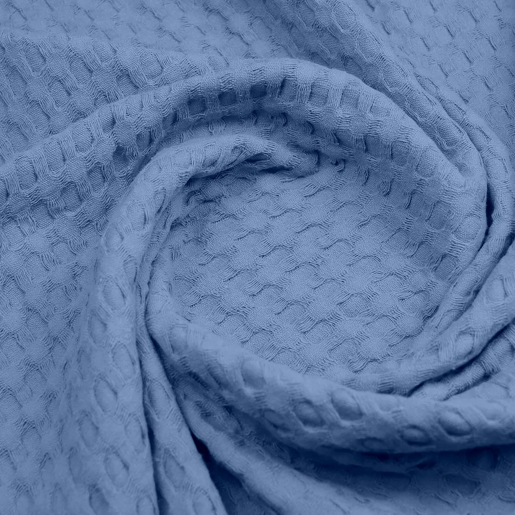 Плед-покрывало Cosas Cloud Waffle Weave 110х140 см небесный (Blanket_61Cloud_WaffleWeave_110x140) - фото 4