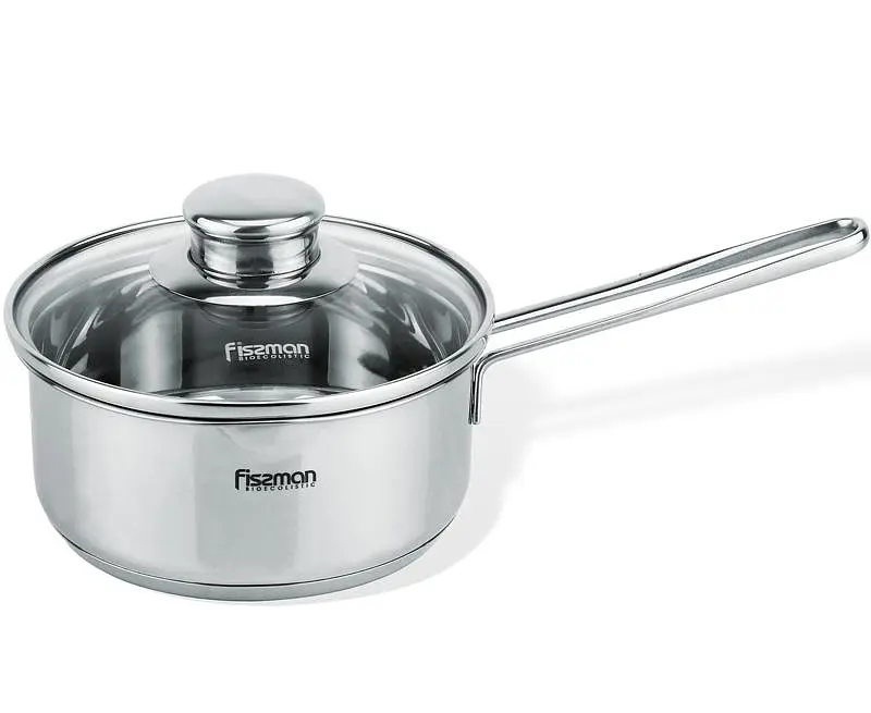 Ківш BAMBINO зі скляною кришкою Fissman Ø14х6,5 см kuh0007759
