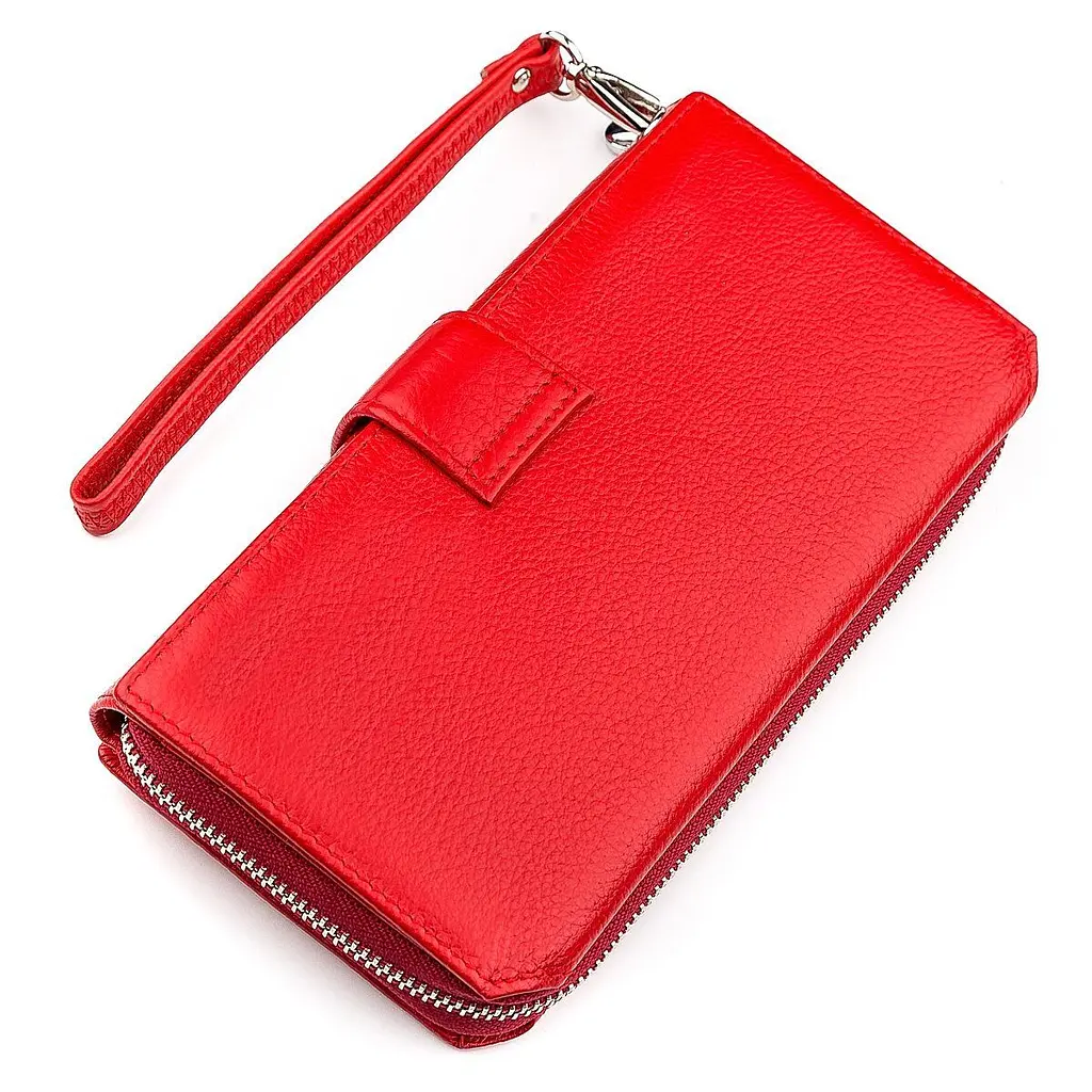 Гаманець жіночий ST Leather 18456 (ST228) дуже красивий червоний - фото 2