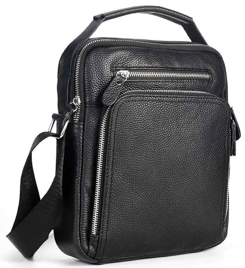 Сумка кожаная мужская Vintage 21х25х6 см sum0012520 - фото 10
