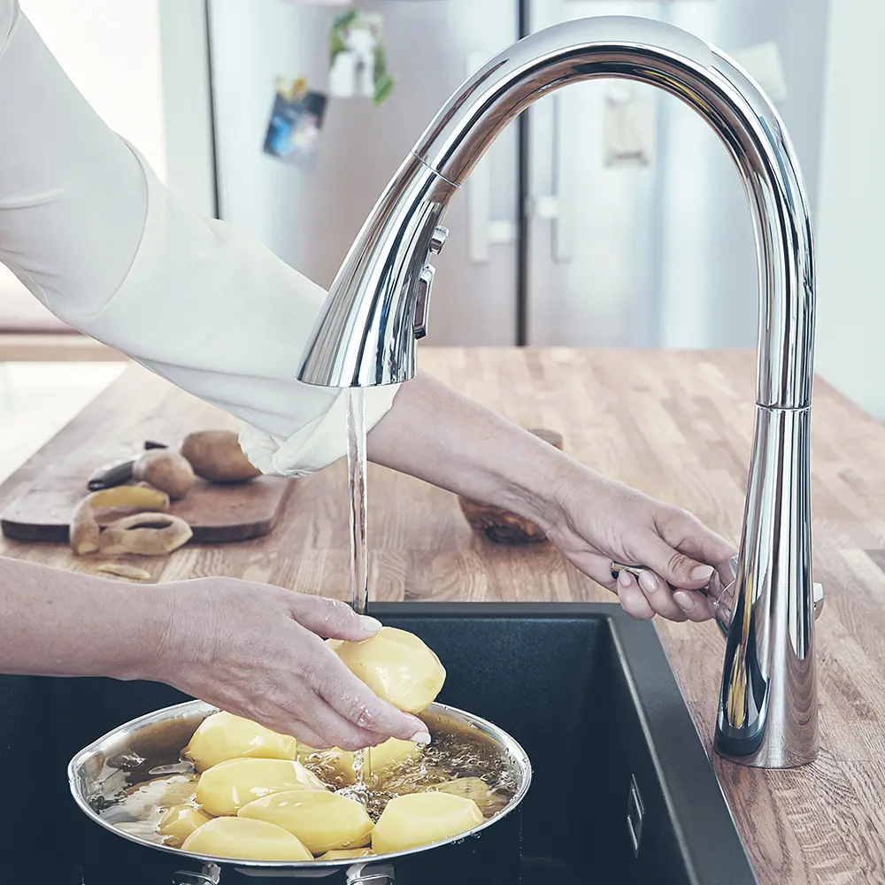 Змішувач для кухні Grohe Zedra 32294002, Хром - фото 8