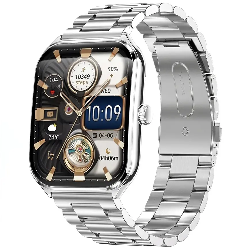 Смарт-годинник Lemfo FitCloudPro MT61 AMOLED Silver (FCP000MT61S)