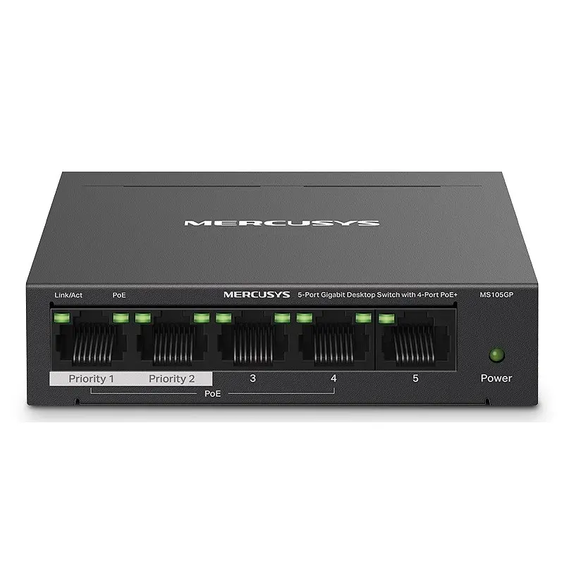 Комутатор Mercusys MS105GP - фото 10