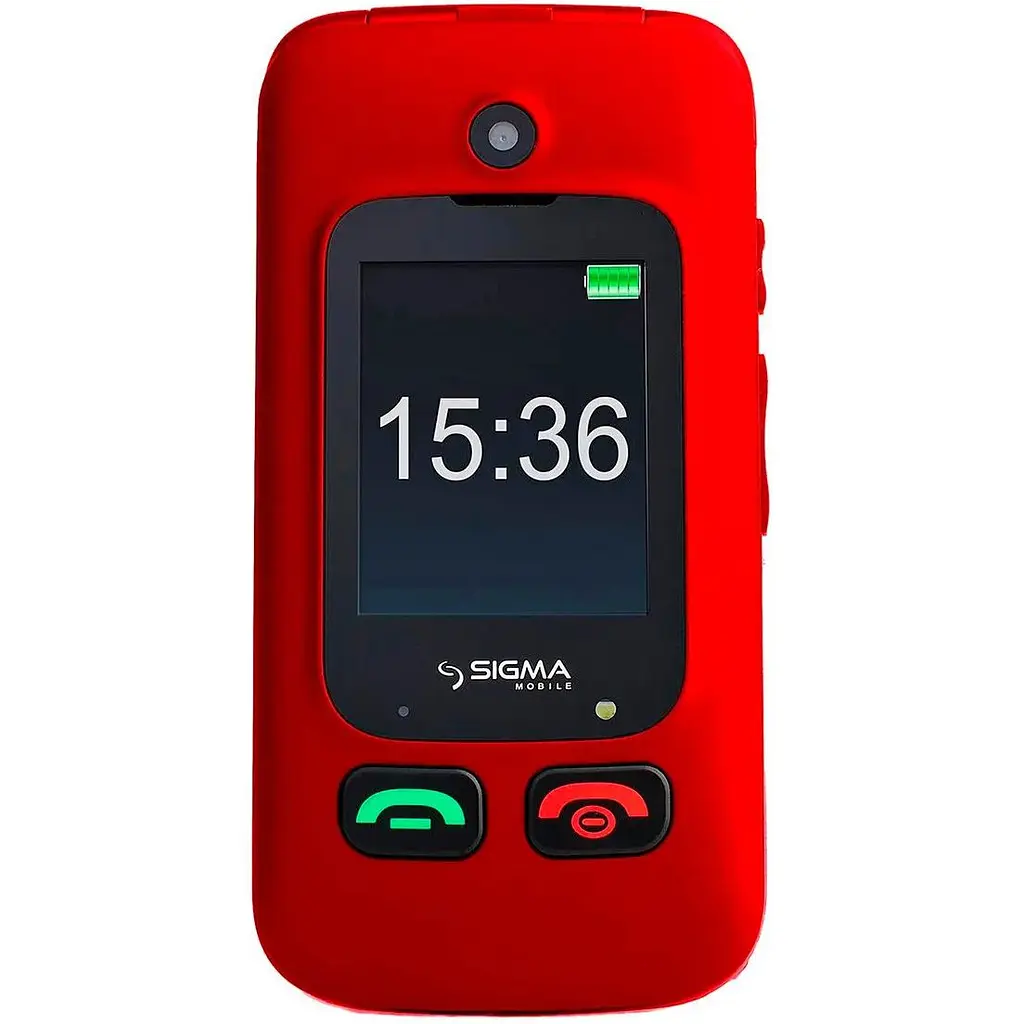 Мобільний телефон (бабушкофон) Sigma mobile Comfort 50 Shell Duo Red (4827798212325) - фото 2