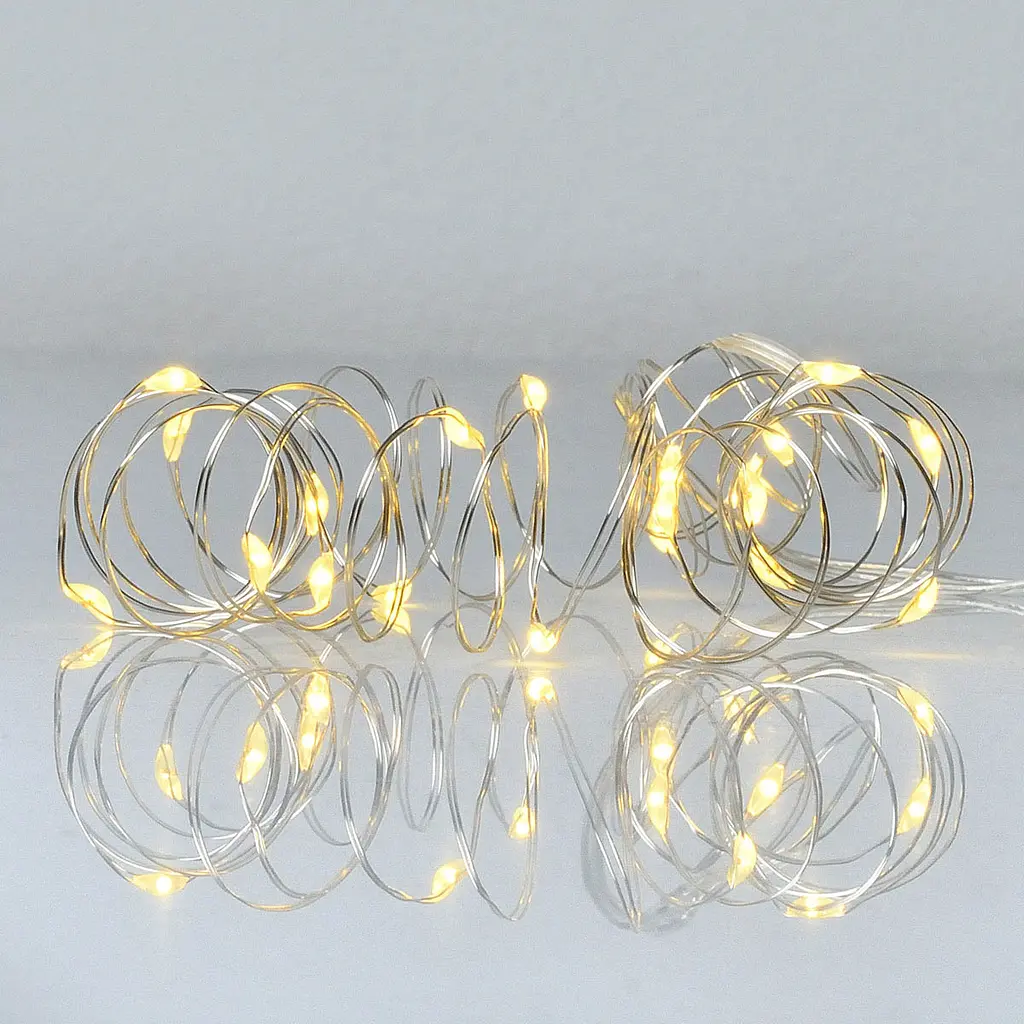 Електрогірлянда Yes! Fun Нитка на мідному дроті 20 LED жовта 2 м статична (975023) - фото 3