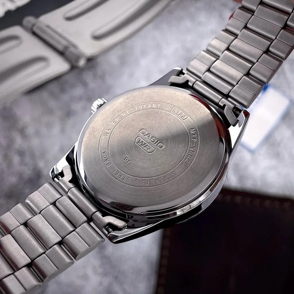 Чоловічий годинник Casio MTP-VD02D-1E Сріблястий ( AT1141-0326 ) - фото 7