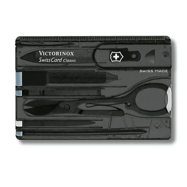 Ніж Victorinox Swisscard 82х54х4мм,10функ,чорн.прозор - фото 4
