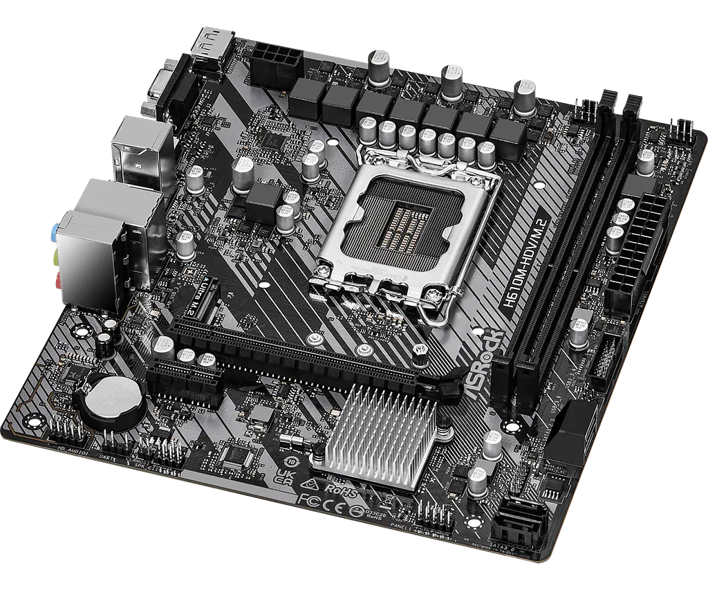 Материнська плата AsRock H610M-HDV/M.2 R2.0 LGA 1700 (H610M-HDV/M.2 R2.0) - фото 2