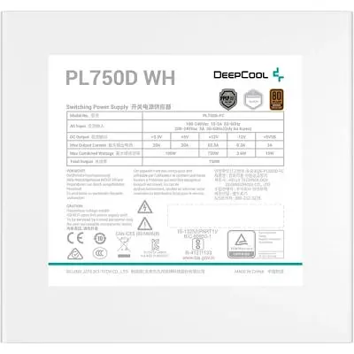Блок живлення Deepcool 750W (PL750D WH) - фото 5