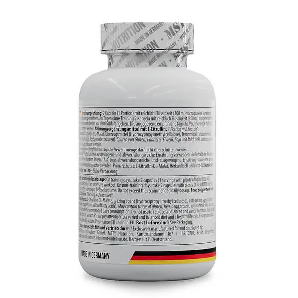 Цитрулін L-Citrulline 120 капсул MST Nutrition vit0004706 - фото 3