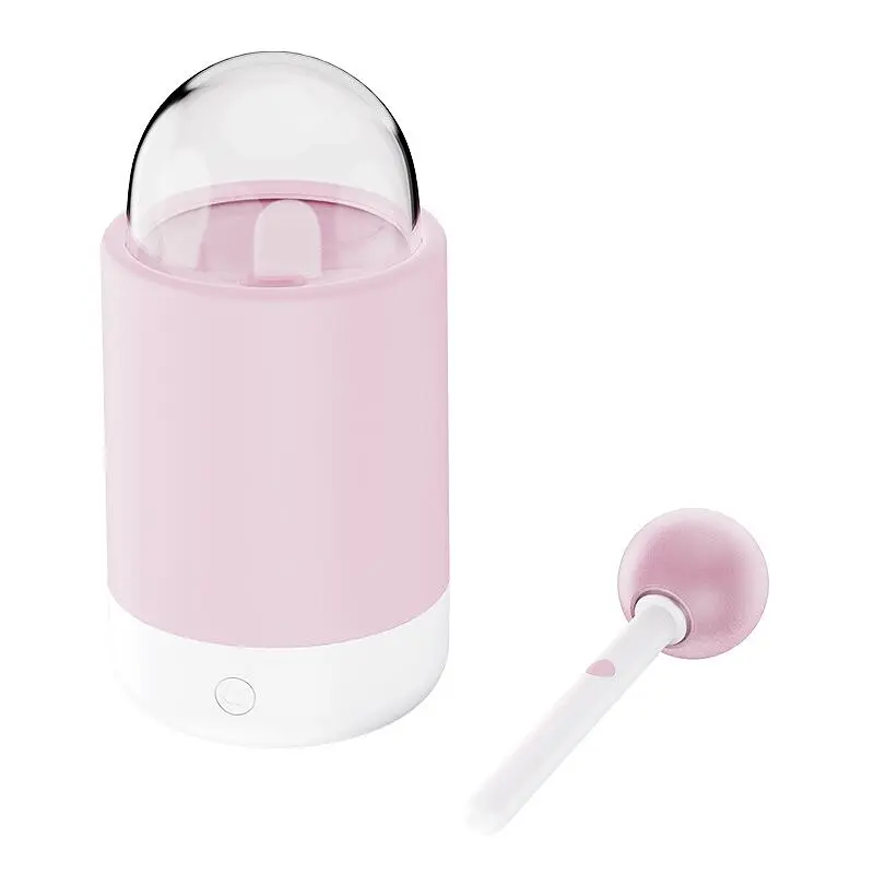 Вібратор-цукерка на паличці KISSTOY Pink Pop, зарядний кейс-нічник, 10 режимів вібрації - фото 2