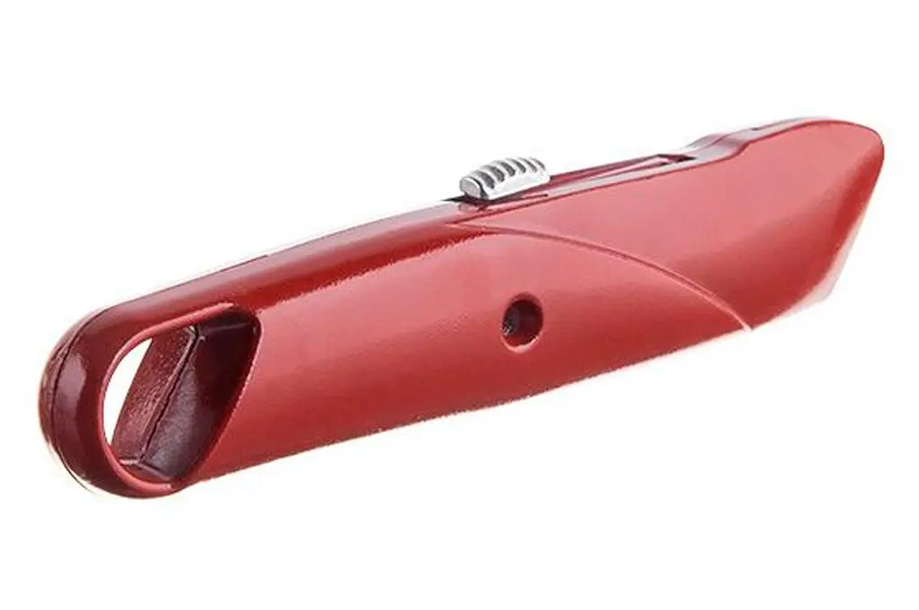 Ніж трапецієвидний будівельний висувний Intertool металевий HT-0505 - фото 3