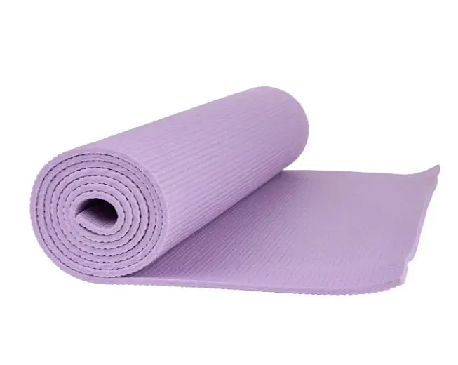 Килимок для йоги та фітнесу PowerPlay 4010 PVC Yoga Mat Лавандовий (173x61x0.6) (PP_4010_Lavender_(173*0,6) - фото 2