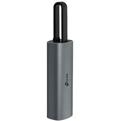 Сетевой адаптер TP-Link UE302C, Grey, Type-C 3.0 - RJ45 (2.5 Гбит/с), 10 см - фото 2