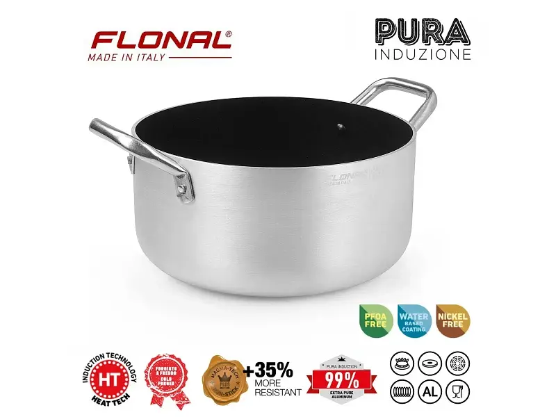 Каструля FLONAL Pura Induction Professional 5.0 л (GPRC22470) - фото 2