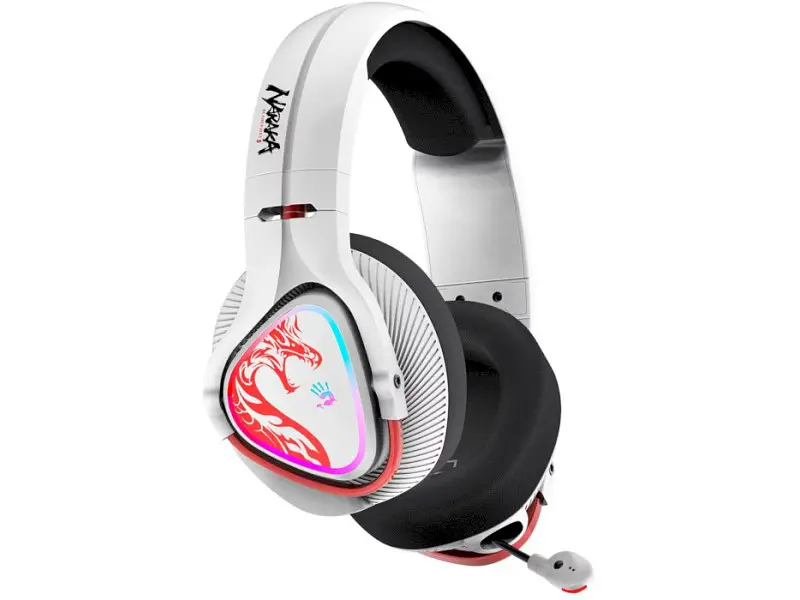 Навушники з мікрофоном A4Tech Bloody MR720 White - фото 3